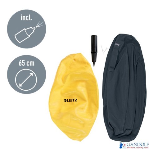 Piłka do siedzenia Leitz Ergo Cosy, szara 52790089