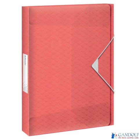 Teczka z gumką Esselte ColourBreeze, 25 mm, koralowy 628449