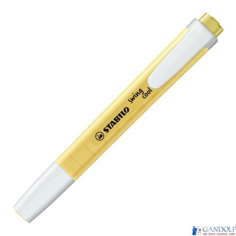 Zakreślacz STABILO swing cool pastel mleczny żółty 275/144-8