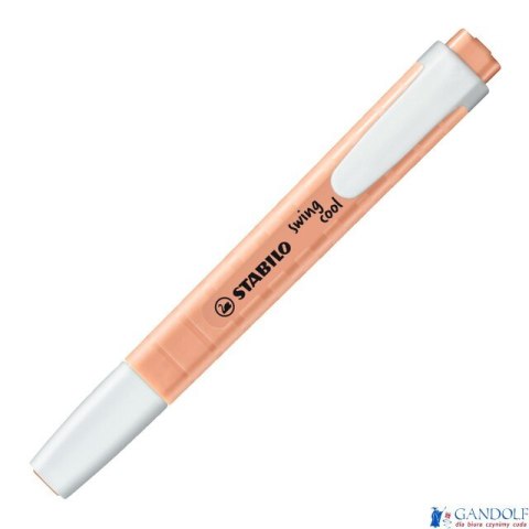 Zakreślacz STABILO swing cool pastel pastelowy pomarańczowy 275/126-8