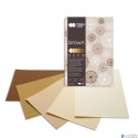Blok Deco Brown A4, 170g, 20 ark, 5 kol. tonacja brązowa, Happy Color HA 3717 2030-072