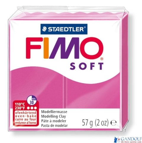 Kostka FIMO soft 57g, amarantowy, masa termoutwardzalna, Staedtler S 8020-22 Kostka FIMO soft 57g, amarantowy, masa termoutwardzalna, Staedtler S 8020-22