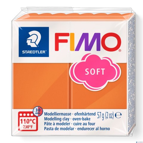 Kostka FIMO soft 57g, koniakowy, masa termoutwardzalna, Staedtler S 8020-76 Kostka FIMO soft 57g, koniakowy, masa termoutwardzalna, Staedtler S 8020-76