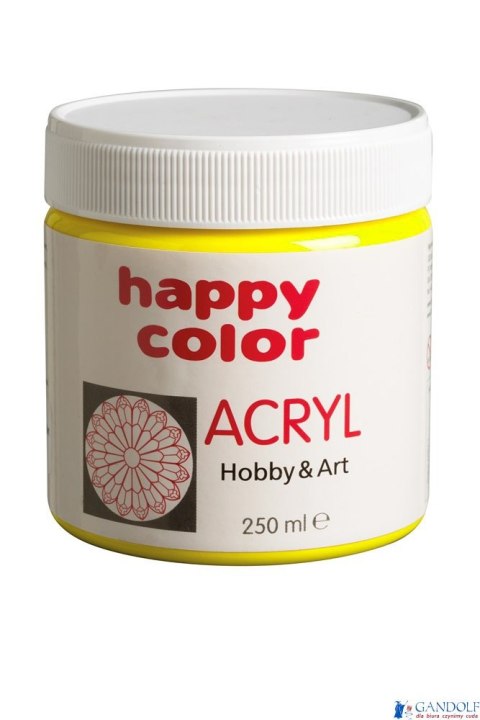 Farba akrylowa 250ml cytrynowa HA 7370 0250- 12 HAPPY COLOR SALE Farba akrylowa 250ml cytrynowa HA 7370 0250- 12 HAPPY COLOR SALE