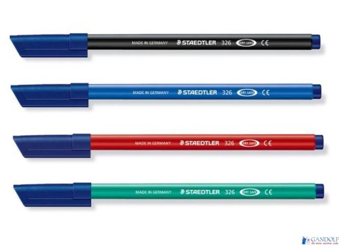 Flamaster biurowy, M, niebieski, Staedtler S 326-3 Flamaster biurowy, M, niebieski, Staedtler S 326-3