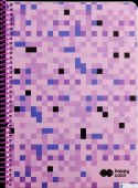 Kołonotatnik PIXI 2, A4, 80k, kratka, 80g/m2, Happy Color HA 4742 2030-PI2