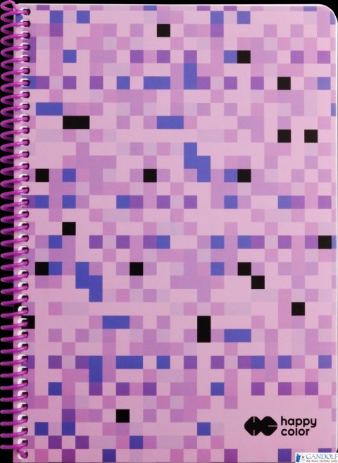 Kołonotatnik PIXI 2, A4, 80k, kratka, 80g/m2, Happy Color HA 4742 2030-PI2