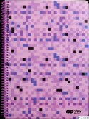 Kołonotatnik PIXI 2, B5, 80k, kratka, 80g/m2, Happy Color HA 4742 1825-PI2