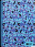 Kołonotatnik PIXI 1, B5, 80k, kratka, 80g/m2, Happy Color HA 4742 1825-PI1