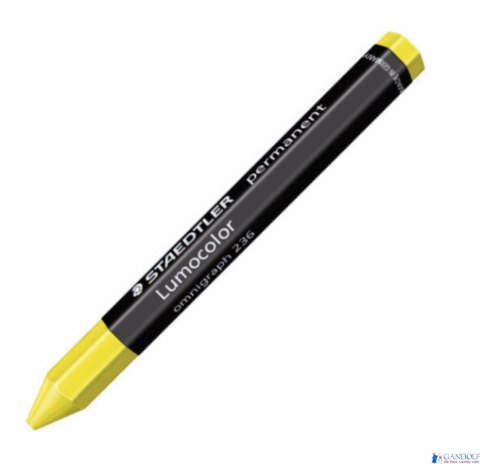 Kredka specjalistyczna omnigraph, wododoporna, 14 mm, żółty, Staedtler S 236-1 Kredka specjalistyczna omnigraph, wododoporna, 14 mm, żółty, Staedtler S 236-1