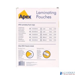 APEX folie do laminacji A3 LIGHT op. 100szt. 6001901 FELLOWES