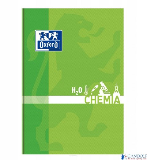 Brulion chemia A5 80k 90g kratka z marginesem 400128285 OXFORD Brulion chemia A5 80k 90g kratka z marginesem 400128285 OXFORD