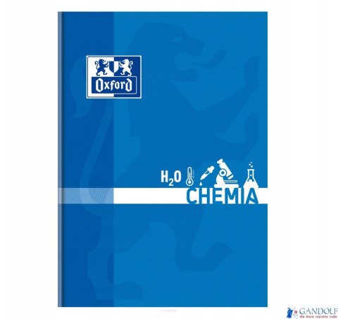 Brulion chemia A5 80k 90g kratka z marginesem 400128285 OXFORD Brulion chemia A5 80k 90g kratka z marginesem 400128285 OXFORD