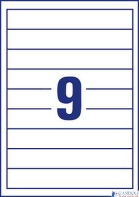 Etykiety na segregatory z okienkami, A4, 25 ark.,/op., 30 x 190 mm, białe, wąskie, AVERY ZWECKFORM, C32266-25 Etykiety na segregatory z okienkami, A4, 25 ark.,/op., 30 x 190 mm, białe, wąskie, AVERY ZWECKFORM, C32266-25