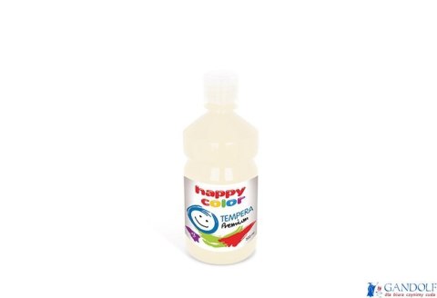 Farba tempera Premium 500ml, biały, Happy Color HA 3310 0500-0