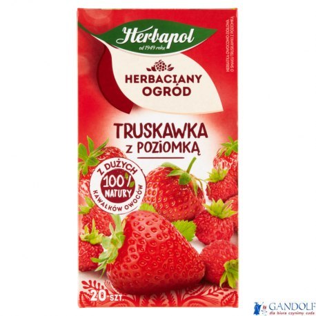 Herbata HERBAPOL HERBACIANY OGRÓD Truskawka z Poziomką 20tb Herbata HERBAPOL HERBACIANY OGRÓD Truskawka z Poziomką 20tb