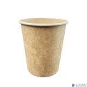 Kubek papierowy KRAFT 250ml brązowy (100) 27253