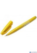 Pisak pędzelkowy do kaligrafii żółty SES15-G PENTEL