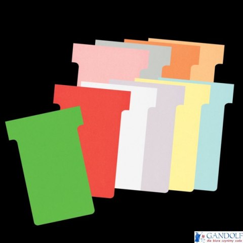 Karteczki T-Card Nobo, rozmiar 2, białe 100 szt. 2002002 Karteczki T-Card Nobo, rozmiar 2, białe 100 szt. 2002002