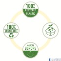 Koszulka groszkowa Recycled Premium PP 70 mic. A4 Maxi, w kartonie, 627502 op.50 szt. Esselte