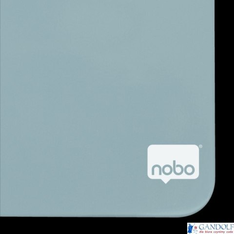 Mała kwadratowa tabliczka suchościeralna Nobo, 360 mm x 360 mm, szary błękit 1915624 Mała kwadratowa tabliczka suchościeralna Nobo, 360 mm x 360 mm, szary błękit 1915624