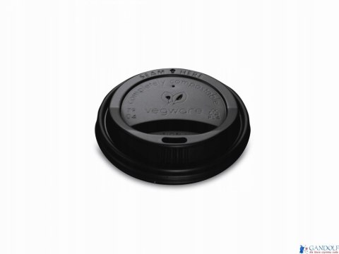 Pokrywka CPLA do kubka papierowego 250ml czarna, op. 100 szt., biodegradowalna Pap Star Pokrywka CPLA do kubka papierowego 250ml czarna, op. 100 szt., biodegradowalna Pap Star