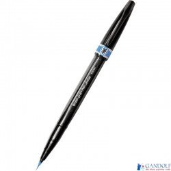 Precyzyjny pędzelek do kaligrafii i liternictwa Brush SignPen Artist błękitny SESF30-S PENTEL