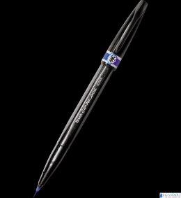 Precyzyjny pędzelek do kaligrafii i liternictwa Brush SignPen Artist niebieski SESF30-C PENTEL