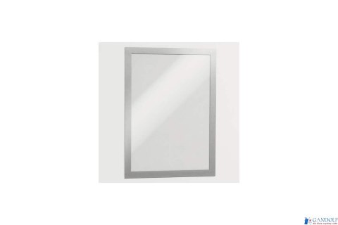 Ramki informacyjne DURAFRAME A4 samoprzylepne, magnetyczna (10) srebrne 488223