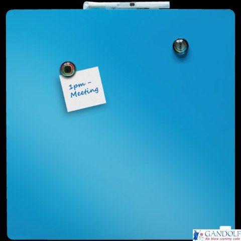 Tabliczka magnetyczna REXEL 360x360mm niebieska 1903873