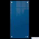 Mała podłużna szklana tablica suchościeralna Nobo Home 300x600mm, niebieska 1915607