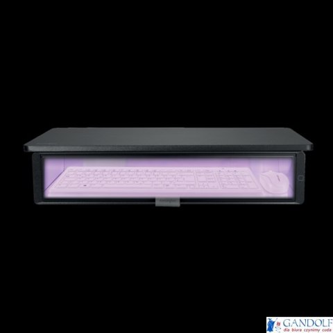 Podstawka_ pod monitor Kensington UVStand z przegrodą UV do dezynfekcji, czarna K55100WW