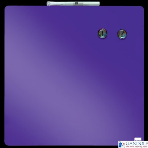 Tabliczka magnetyczna REXEL 360x360mm fioletowa 1903897