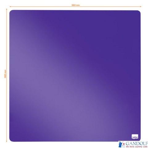 Tabliczka magnetyczna REXEL 360x360mm fioletowa 1903897