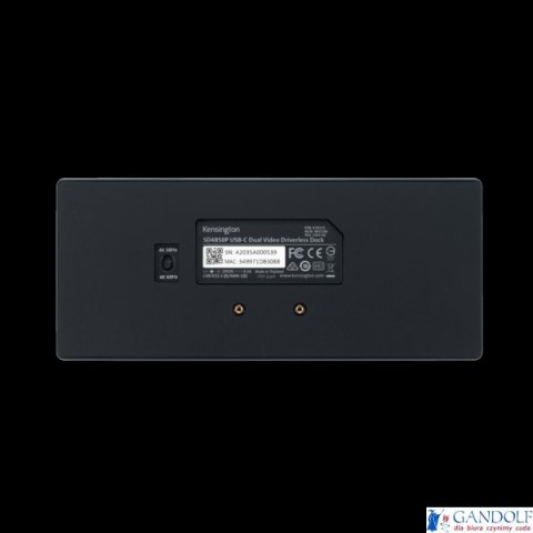 Bezsterownikowa_stacja dokująca Kensington SD4850P USB-C z podwójnym slotem Video K34115EU Bezsterownikowa_stacja dokująca Kensington SD4850P USB-C z podwójnym slotem Video K34115EU