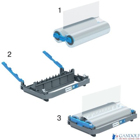Kaseta z folią błyszczącą do laminatora GBC Foton 30, 125 mikronów, długość 34,4m 4410025 Kaseta z folią błyszczącą do laminatora GBC Foton 30, 125 mikronów, długość 34,4m 4410025