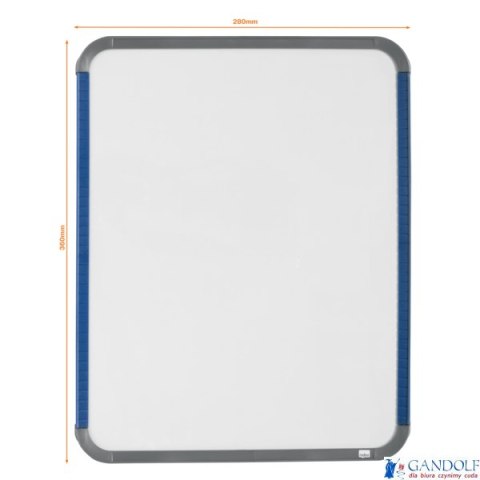 Magnetyczna tabliczka suchościeralna Nobo 280x360mm, biała QB05442ASTD