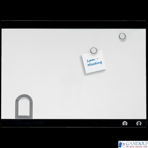 Magnetyczna tabliczka suchościeralna z klipsem na notatki 430x580mm Nobo 1903859