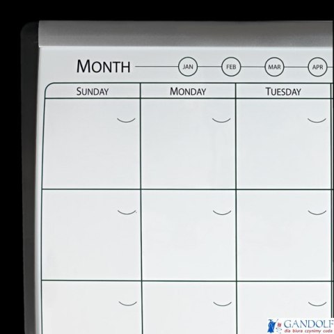 Magnetyczny planer miesięczny Nobo, 585 x 430 mm, 1903813 Magnetyczny planer miesięczny Nobo, 585 x 430 mm, 1903813