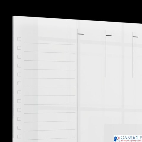 Planer akrylowy tygodniowy na biurko Nobo Home A3 1915615