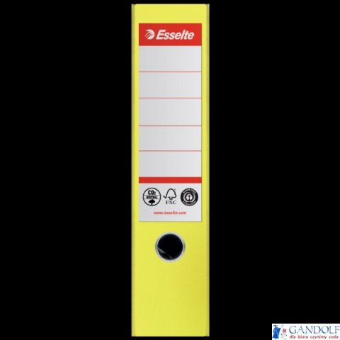 Segregator Esselte No.1 neutralny pod względem emisji CO2, A4, szer. 75 mm, żółty 627566